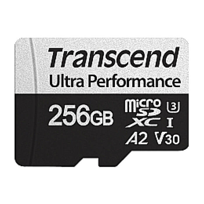 Transcend 256GB micro SD w/ adapter UHS-I U3 A2 Ultra Performance ID 73981 (тъмнейл - 2)
