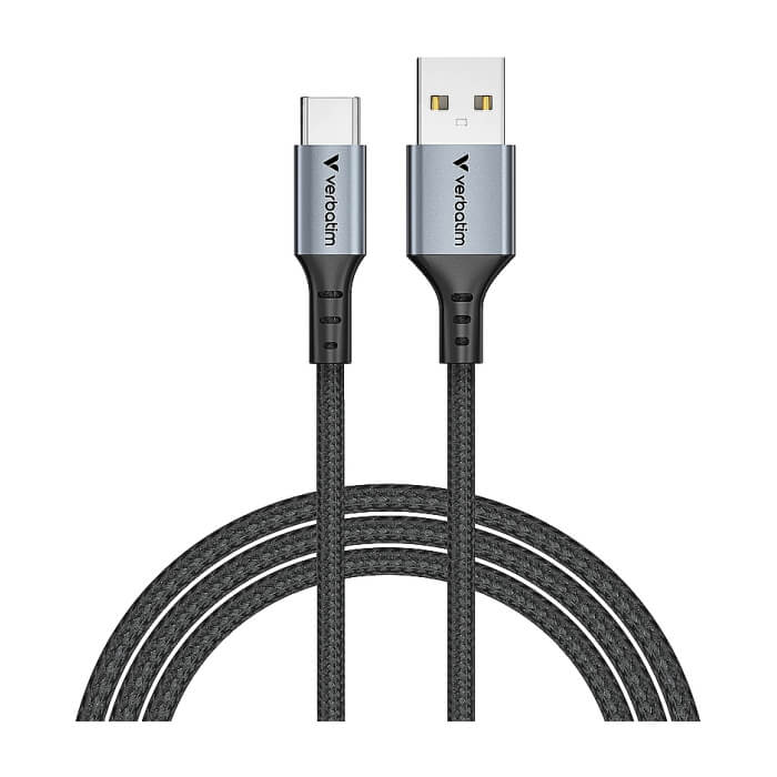Verbatim Sync & Charge USB-A to USB-C 18W 120 cm ID 85360 на супер цена от GT Computers Verbatim Sync & Charge USB-A to USB-C 18W 120 cm ID 85360 на супер цена