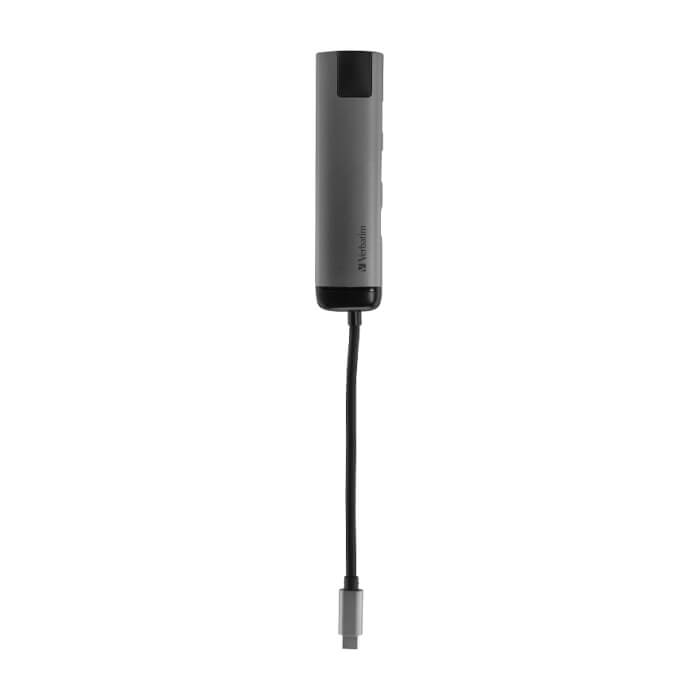 Verbatim USB-C Multiport Hub USB 3.1 Gen1/USB 3.0 x2/HDMI/RJ45 (тъмнейл - 3)