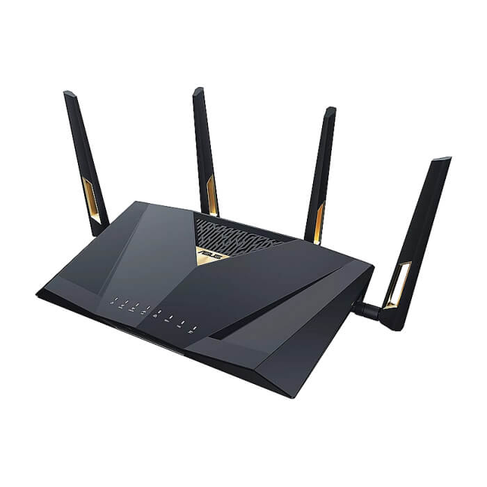 Asus Gaming Wireless Router, RT-BE88U, BE7200, Dual-Band, Quad-Core 2.6GHz CPU, 256MB/2GB Flash/RAM, 4K-QAM, MLO, 10G dual-port, SFP+, 2.5G quad-port, AiProtection Pro, Adaptive QoS, VPN Fusion, Instant Guard, IPTV, OFDMA, MU-MIMO, AiMesh, Black (тъмнейл - 4)