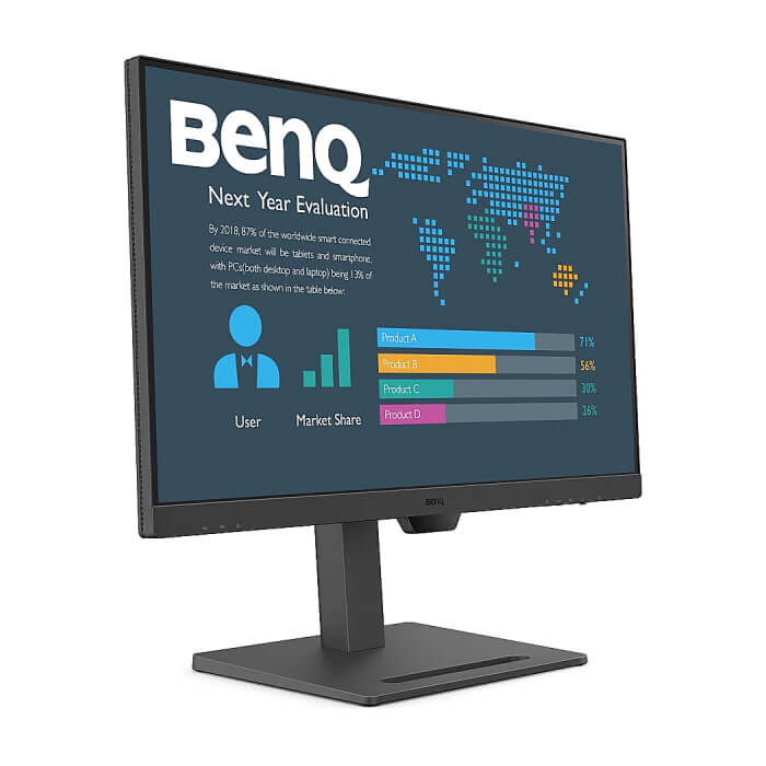 BenQ BL2790QT 27" IPS, 5ms, QHD 2560x1440, 75Hz, 99% sRGB, Eye Reminder, Flicker-free, LBL, B.I. Gen2, ePaper, 1000:1, 20M:1 DCR, 8 bit, 350cd/m2,HDMI,DP, USB-C 60W, Daisy Cha ID 65297 (тъмнейл - 3)
