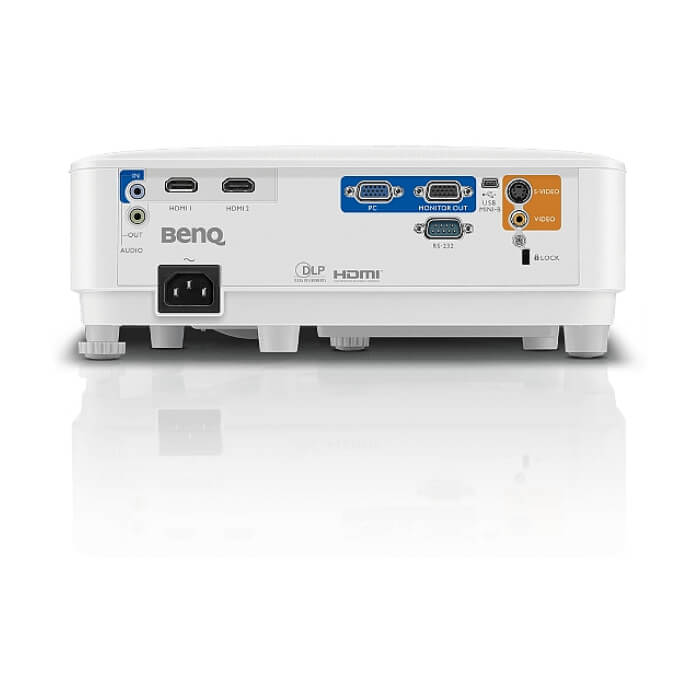 BenQ MH550, DLP, 1080p (1920x1080), 20 000:1, 3500 ANSI Lumens, VGA, 2xHDMI, S-Video, RCA, Speaker 2W, Audio In/Out, RS232, 3D Ready, 2.3kg, White ID 65775 (тъмнейл - 5)