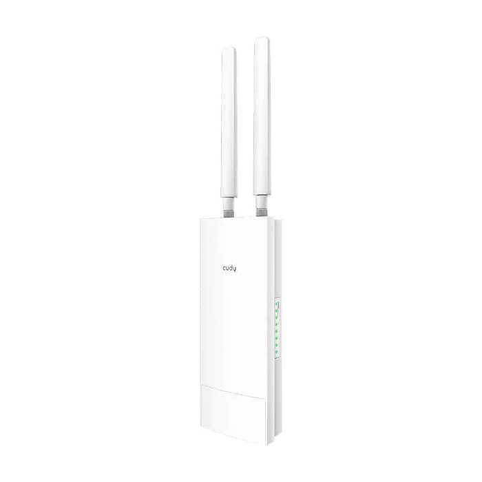 Cudy LT500 Outdoor 4G LTE Cat 4 AC1200 Wi-Fi Router, 300Mbps + 867Mbps Wi-Fi, build-in 4G LTE modem, lightning protection, IP65 Waterproof, 10/100M RJ45 на супер цена