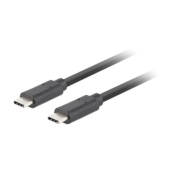 Кабел - Lanberg Cable USB-C M/M 3.1 GEN 2 CABLE 1.8M 10GB/S PD100W Black ID 72678 (тъмнейл - 3)