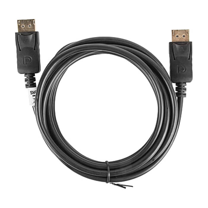 Кабел - Lanberg display port M/M cable 3m 4K, black ID 72584 (тъмнейл - 3)