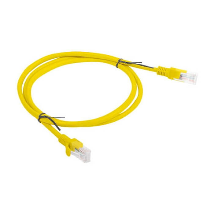 Кабел - Lanberg patch cord CAT.6 1m, yellow ID 72199 (тъмнейл - 2)