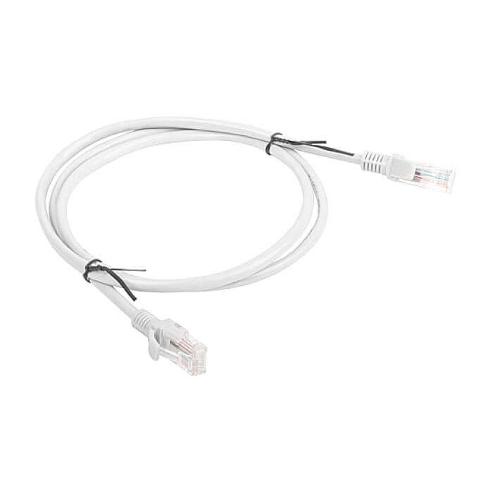 Кабел - Lanberg patch cord CAT.6 UTP 1m, grey ID 72140 (тъмнейл - 2)