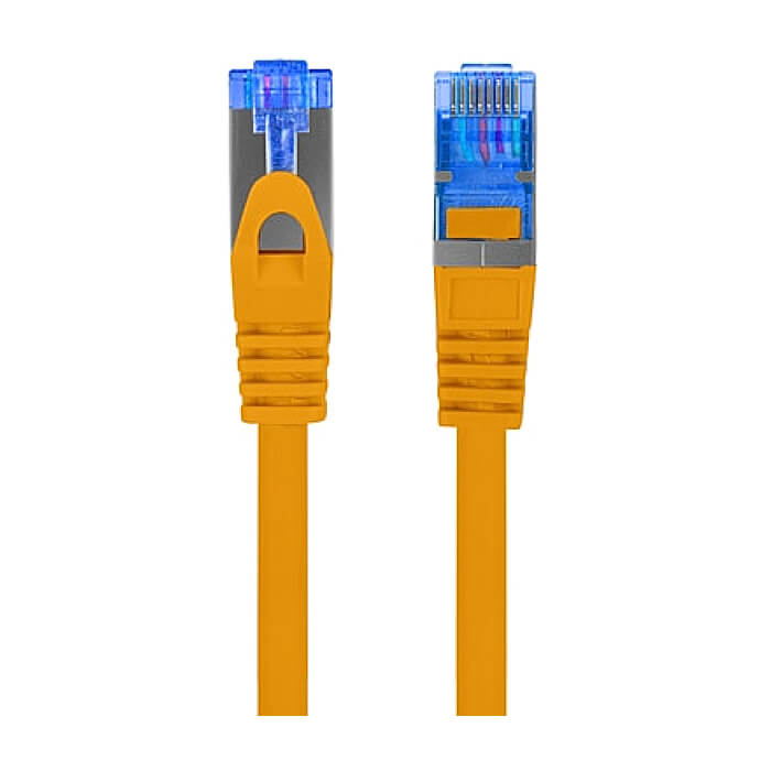 Кабел - Lanberg patch cord CAT.6A FTP LSZH CCA 5m Fluke Passed, orange ID 72332