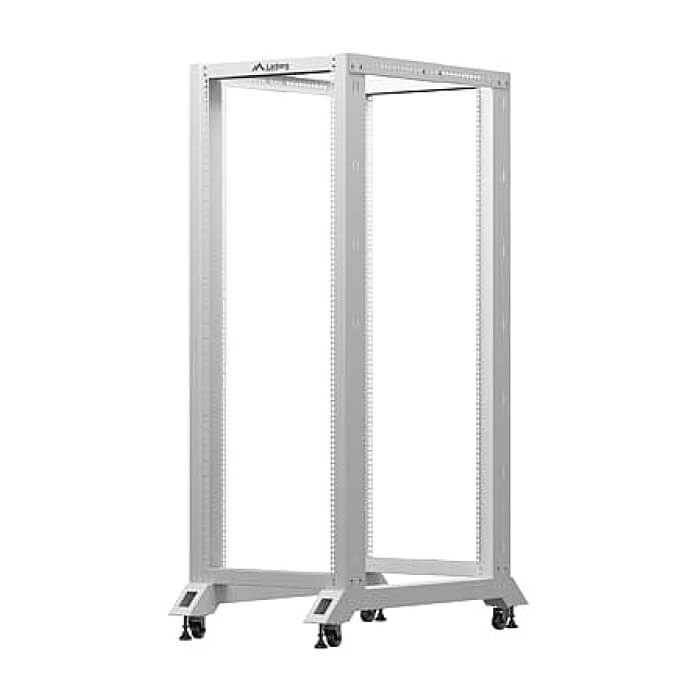 Lanberg open rack 19" 32U 600x1000, grey ID 96772 (тъмнейл - 2)