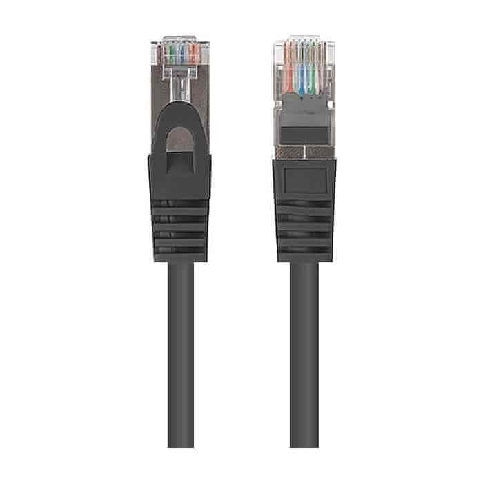 Lanberg patch cord CAT.6 FTP 1.5m, black, 10 pack ID 78387