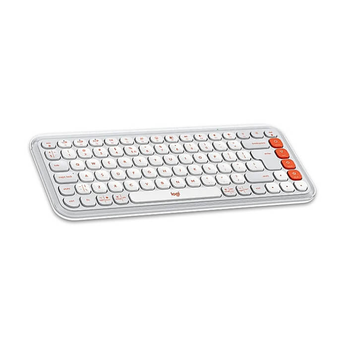 Logitech Pop Icon Keys - White - US INT'L - BT - N/A - INTNL-973 (тъмнейл - 3)