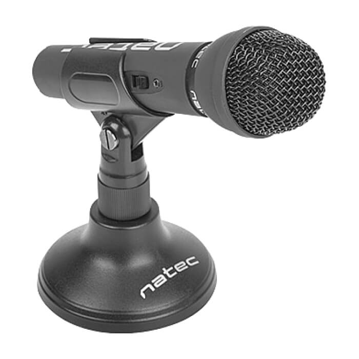 Natec microphone adder black ID 66363 на супер цена