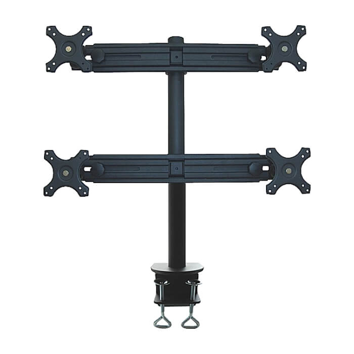 Neomounts by NewStar Flat Screen Desk Mount (clamp) for 4 Monitor Screens ID 66818
