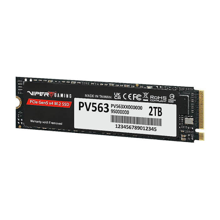 Patriot Viper PV563 2TB M.2 2280 PCIe Gen5 x4 SSD ID 95047 (тъмнейл - 3)