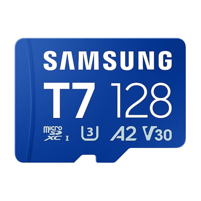 Samsung 128GB micro SD Card T7 UHS-I Transfer Speed up to 170MB/s Class 10 U3 V30 A2 ID 98012 на супер цена