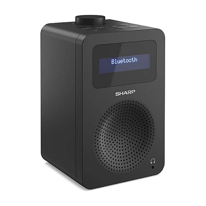 Sharp Radios DR-430(BK), DIGITAL RADIO, Bluetooth 5.0, 5W, 20 DAB+/DAB/FM, Auto time/date, LCD Display, Dual alarm, 3.5mm Headphone jack / line-out, Black ID 87523 (тъмнейл - 3)