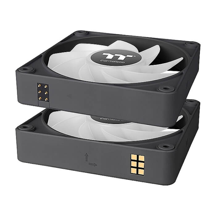 Thermaltake CT120 EX Reverse ARGB Sync PC Cooling Fan 3 Pack Magnetic Connect ID 95551 (тъмнейл - 3)