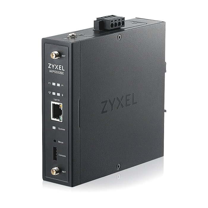 ZyXEL IAP500BE, BE5000, Dual Radio 2x2 MU-MIMO, PoE+ (802.3at), Industrial AP, DIN Rail mounted Standalone/Nebula Cloud Managed, DC Power (тъмнейл - 4)