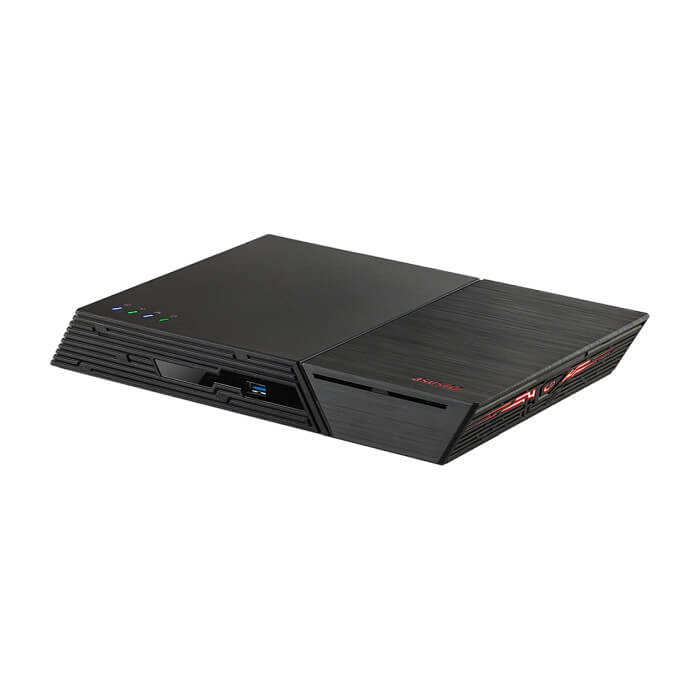 Asustor Flashstor 12 Pro FS6712X, 12 Bay NAS, Quad-Core 2.0GHz, 10GbE Port, 4GB RAM DDR4, twelve M.2 SSD Slots (Diskless), HDMI 2.0b+ Infrared Receiver, Black (тъмнейл - 3)
