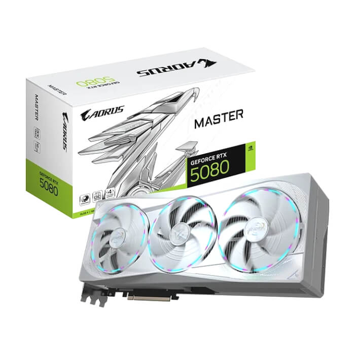Gigabyte Aorus GeForce RTX 5080 16GB GDDR7 Master Ice ID 98759 (тъмнейл - 5)