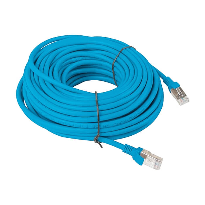 Кабел - Lanberg patch cord CAT.5E 20m, blue ID 72230 (тъмнейл - 2)