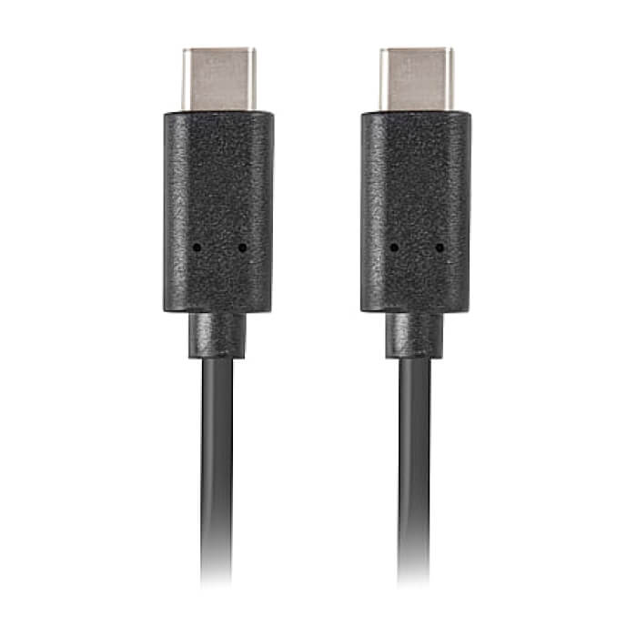 Кабел - Lanberg USB-C M/M 2.0 cable 0.5m, black ID 72684
