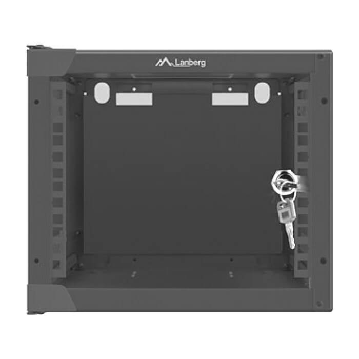 Lanberg rack cabinet 10” wall-mount 4U / 280x310 for self-assembly (flat pack), black ID 71863