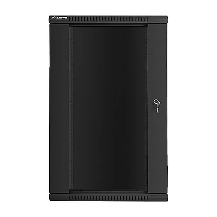 Lanberg rack cabinet 19” wall-mount 22U / 600x450 for self-assembly (flat pack), black ID 71891 на супер цена от GT Computers Lanberg rack cabinet 19” wall-mount 22U / 600x450 for self-assembly (flat pack), black ID 71891 на супер цена