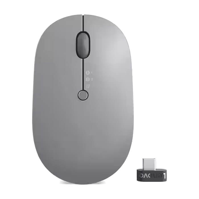 Lenovo Go Wireless Multi-Device Mouse (Thunder Black) (тъмнейл - 2)