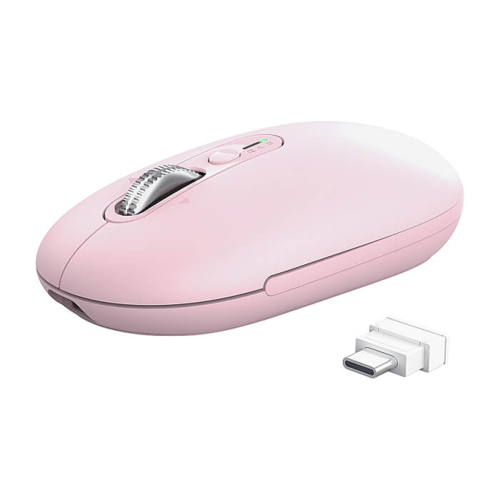 TRUST Seron Slim Multi-Wireless Hyperscroll Mouse Pink (тъмнейл - 2)