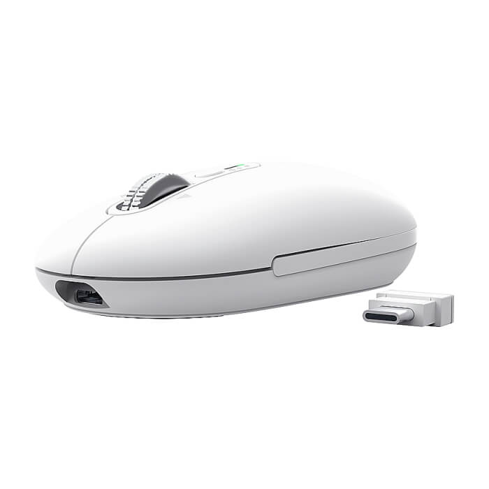 TRUST Seron Slim Multi-Wireless Hyperscroll Mouse White (тъмнейл - 4)