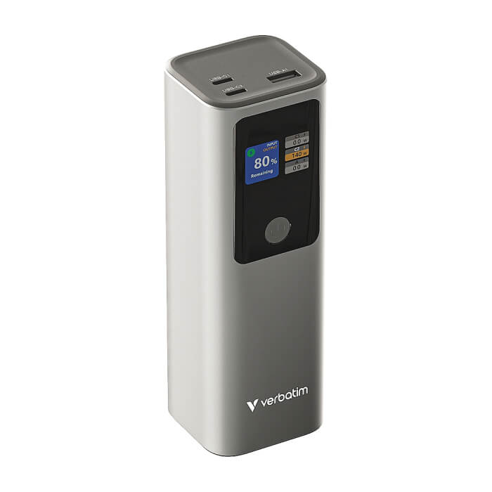 Verbatim Charge 'n' Go Power Bank 27000mAh 183W Grey ID 90601 (тъмнейл - 2)
