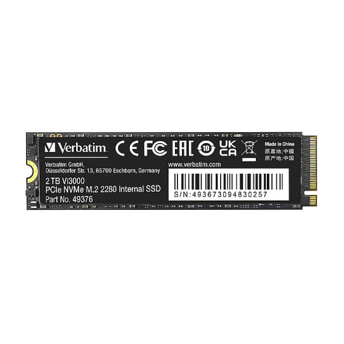 Verbatim Vi3000 Internal PCIe NVMe M.2 SSD 2TB ID 73191 на супер цена