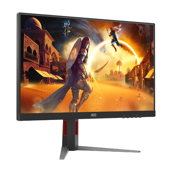 AOC 27G4HA, 27" Fast IPS WLED, 1920x1080@200Hz, 1ms GtG, 0.5ms MPRT, 300cd m/2, 1000:1, 80M:1 DCR, Adaptive Sync, FlickerFree, Low Blue Light, 2Wx2, Tilt, Height Adjust, Pivot, Swivel, 2xHDMI, DP ID 89130 (тъмнейл - 3)