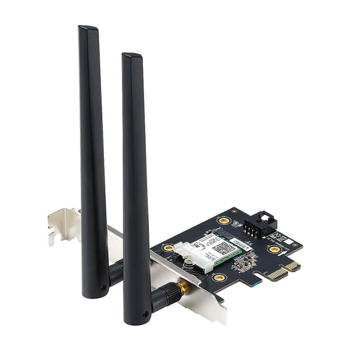 Asus PCI-E Adapter, PCE-AX3000, AX3000, Dual-Band, Bluetooth 5.0, WPA3, OFDMA, MU-MIMO (тъмнейл - 4)