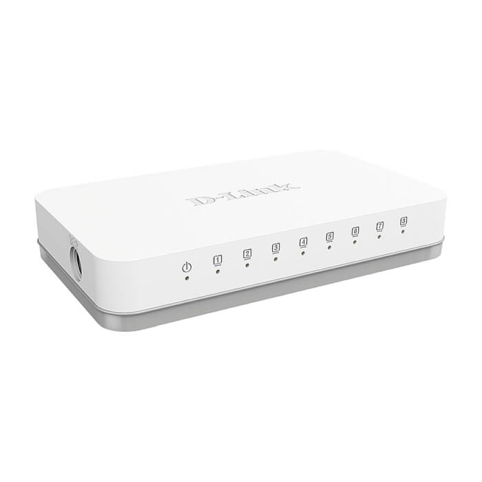 D-Link 8-Port Gigabit Easy Desktop Switch (тъмнейл - 2)