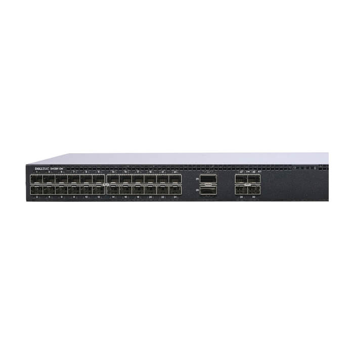 Dell EMC Switch S4128F-ON, 1U, PHY-less, 28 x 10GbE SFP+, 2 x QSFP28, IO to PSU, 2 PSU, OS10, 1Yr PS NBD, 210-ALSY (тъмнейл - 2)