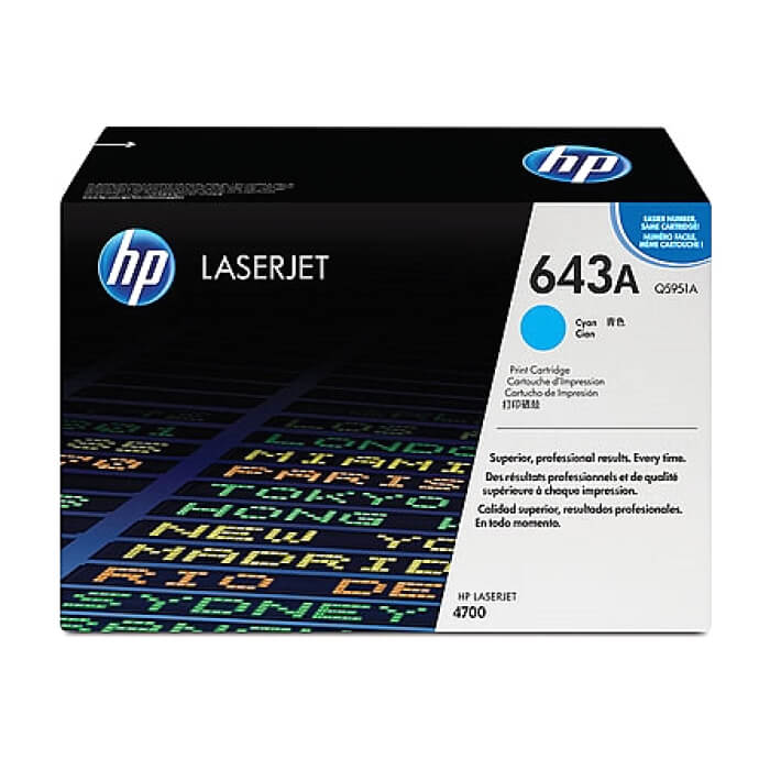 HP 643A Cyan LaserJet Toner Cartridge ID 68815 на супер цена от GT Computers HP 643A Cyan LaserJet Toner Cartridge ID 68815 на супер цена