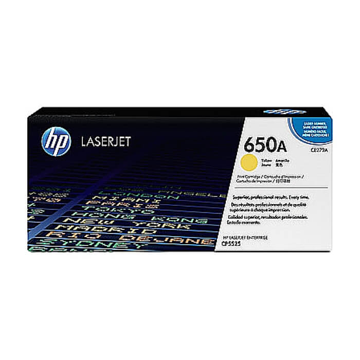 HP 650A Yellow LaserJet Toner Cartridge ID 68791