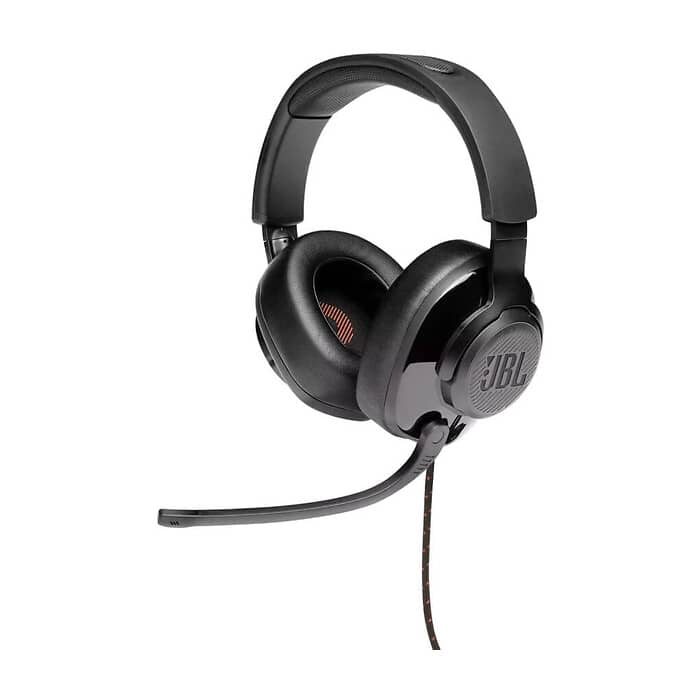JBL QUANTUM 300 BLK Hybrid wired over-ear gaming headset with flip-up mic ID 74606 на супер цена от GT Computers JBL QUANTUM 300 BLK Hybrid wired over-ear gaming headset with flip-up mic ID 74606 на супер цена