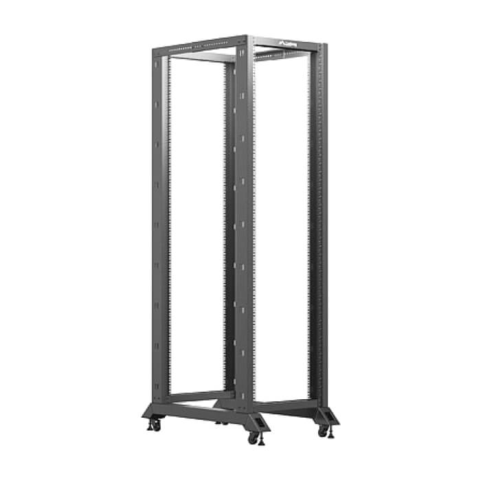 Lanberg open rack 19" 42U 600x1000 black ID 87217 на супер цена