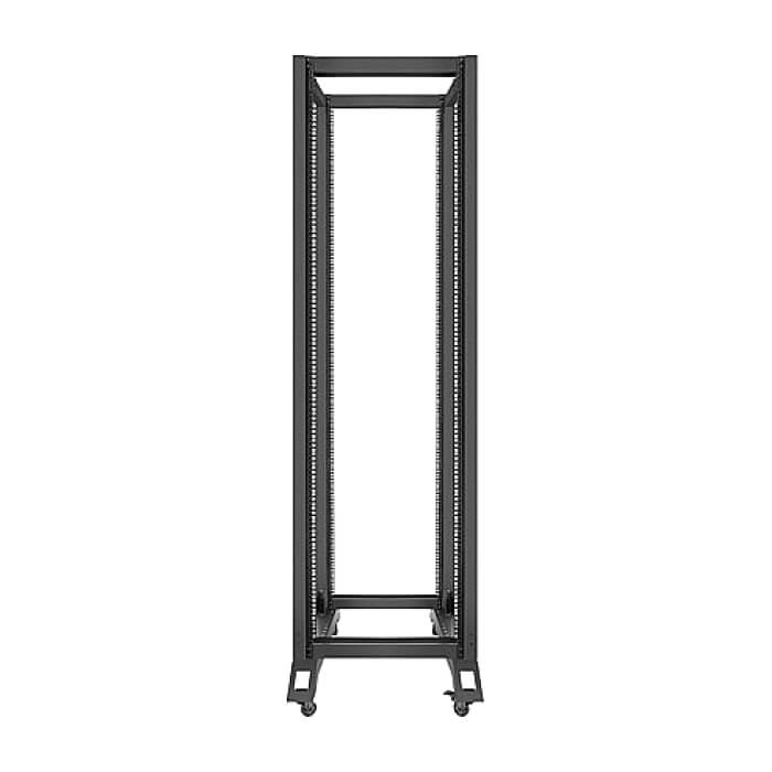Lanberg open rack 42U 600x800, black ID 71904 (тъмнейл - 3)
