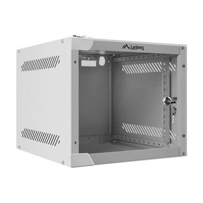 Lanberg rack cabinet 10” wall-mount 4U / 280x310 for self-assembly (flat pack), grey ID 71862 (тъмнейл - 2)