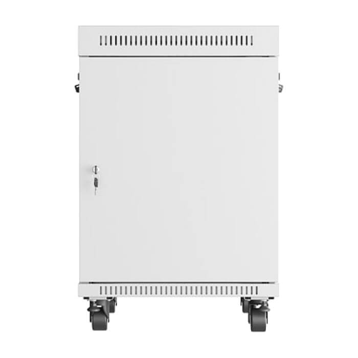 Lanberg rack cabinet 19" free-standing 15U/600x800 (flat pack) with glass door lcd grey v2 ID 87199 (тъмнейл - 3)