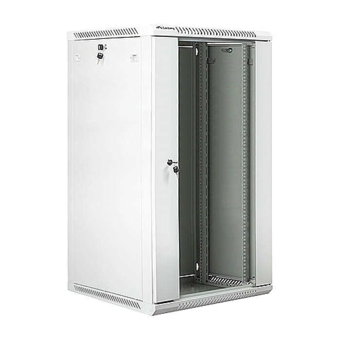 Lanberg rack cabinet 19” wall-mount 22U / 600x600 for self-assembly (flat pack), grey ID 71874 (тъмнейл - 2)