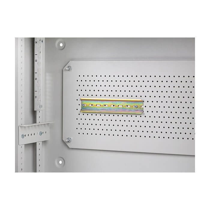 Lanberg rack cabinet 19" wall-mount 4U+3u/540x200 low-profile grey (assembled) ID 87609 (тъмнейл - 5)