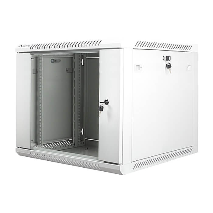 Lanberg rack cabinet 19” wall-mount 9U / 600x600 for self-assembly (flat pack), grey ID 71882 (тъмнейл - 3)