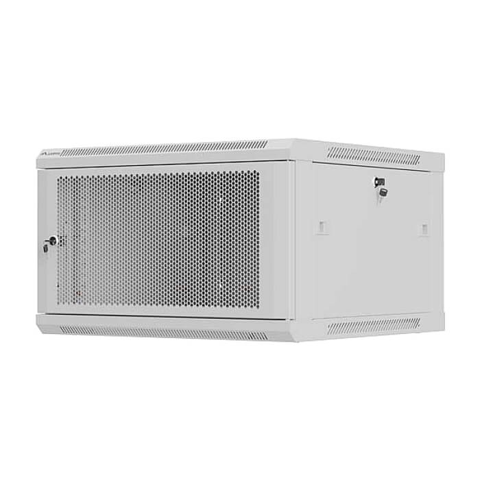 Lanberg rack cabinet 19" wall-mount 9U / 600x600 for self-assembly (flat pack), grey ID 92944 (тъмнейл - 2)