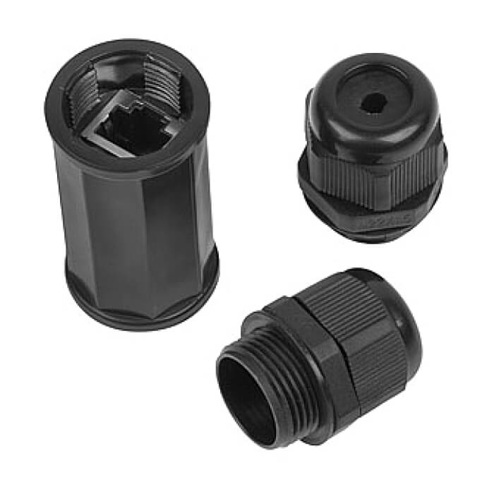 Lanberg RJ-45 inline coupler IP67 CAT.6 FTP waterproof ID 72048 (тъмнейл - 2)