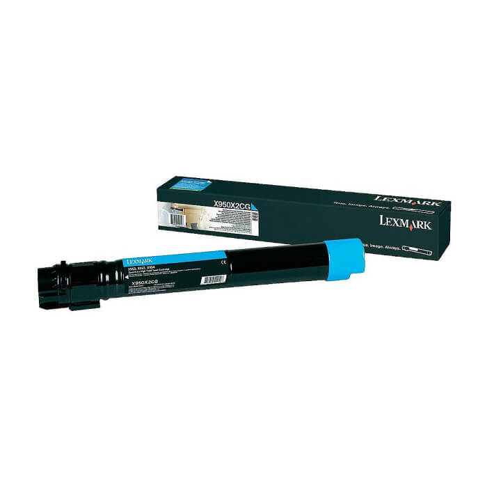 Lexmark X950X2CG X950/952/954 Cyan 22K Toner Cartridge ID 68233 на супер цена от GT Computers Lexmark X950X2CG X950/952/954 Cyan 22K Toner Cartridge ID 68233 на супер цена